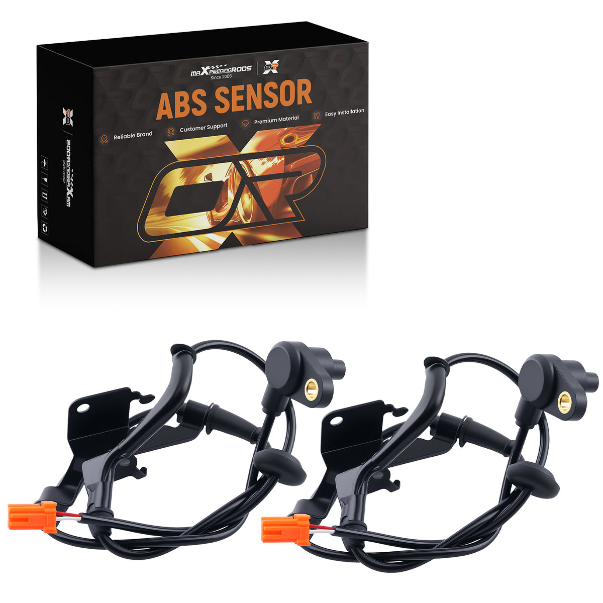 2x Rear ABS Wheel Speed Sensor Left Right compatible for Honda Civic compatible for Acura 2001-2002 AB1862