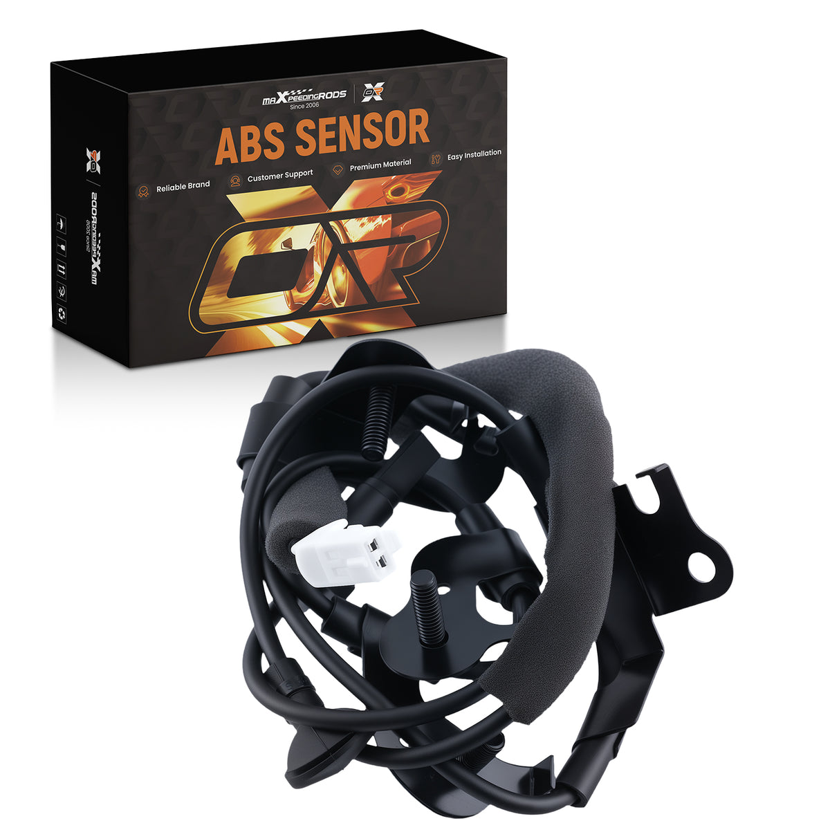 ABS Speed Sensor Rear Left compatible for TOYOTA RAV4 2006-2013 8954642040 ALS1262 Black