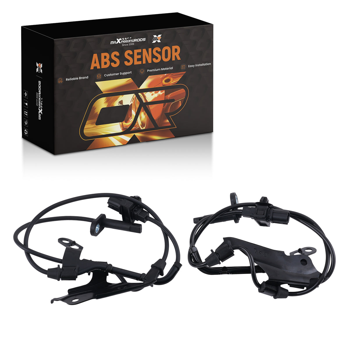 2PCS ABS Speed Sensor compatible for Acura MDX/ZDX Front Left Right 57455STXA01 57450STXA01
