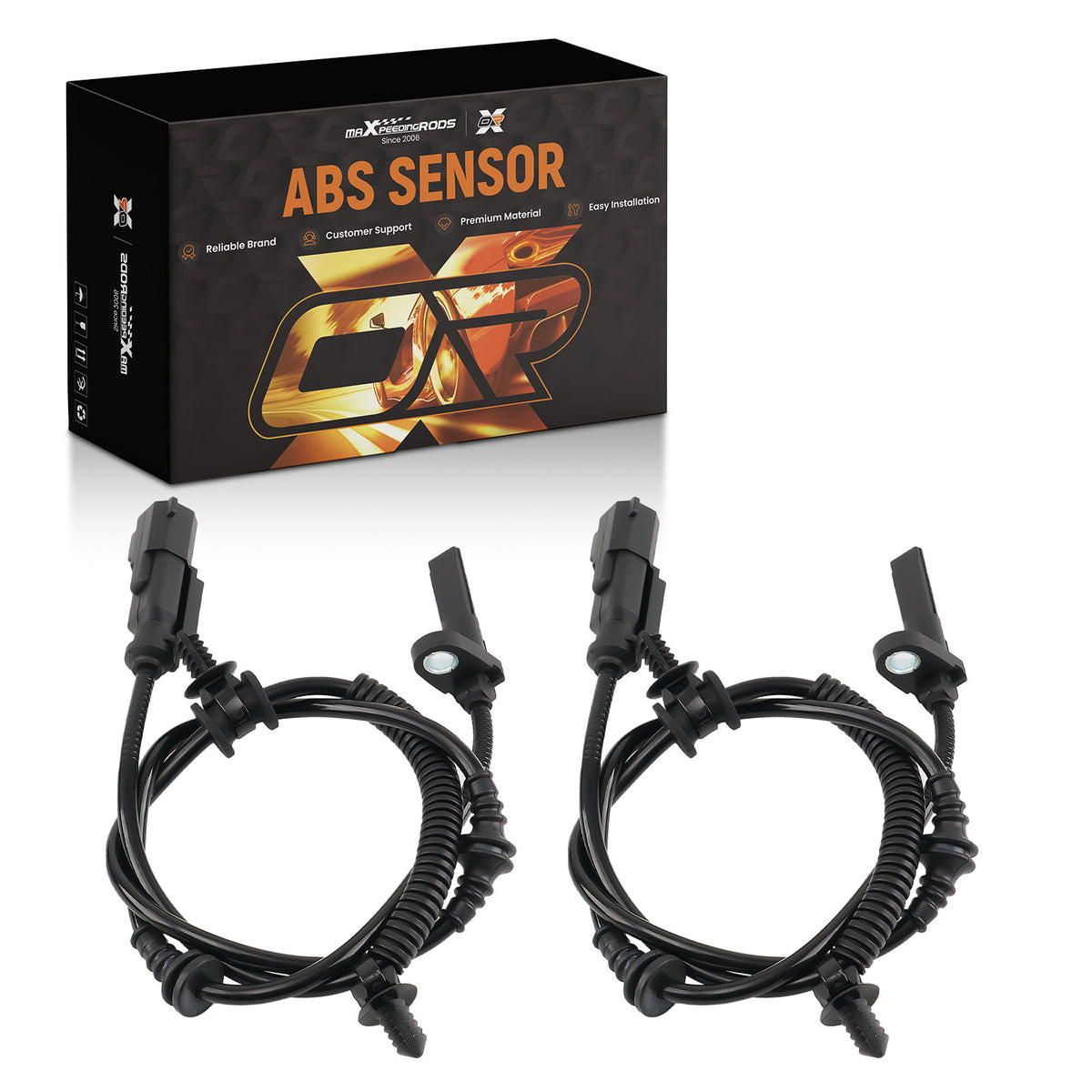 2PC Rear L R ABS Speed Sensor compatible for Ford Explorer Utility 13-19 5S13981 AB1209