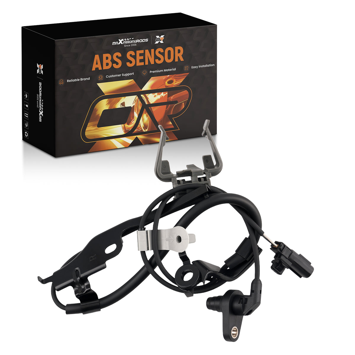 ABS Speed Sensor Front Right compatible for Lexus RX350/RX450h V6 3.5L 89542-48050 2 Pin