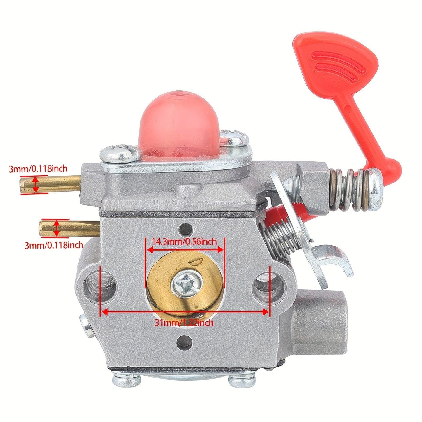WT-875-A Carburetor Kit - Compatible with Poulan 545081855 and Craftsman BVM200C Gas Blowers for Reliable Performance - High-Quality Replacement Part