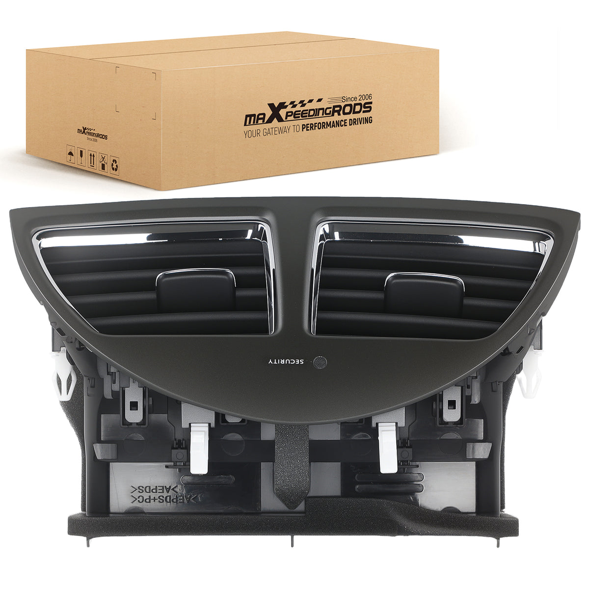 A/C Air compatible For Vent Panel Front compatible For Lexus ES350 2010-12 55660-33210 Dark GrayChrome