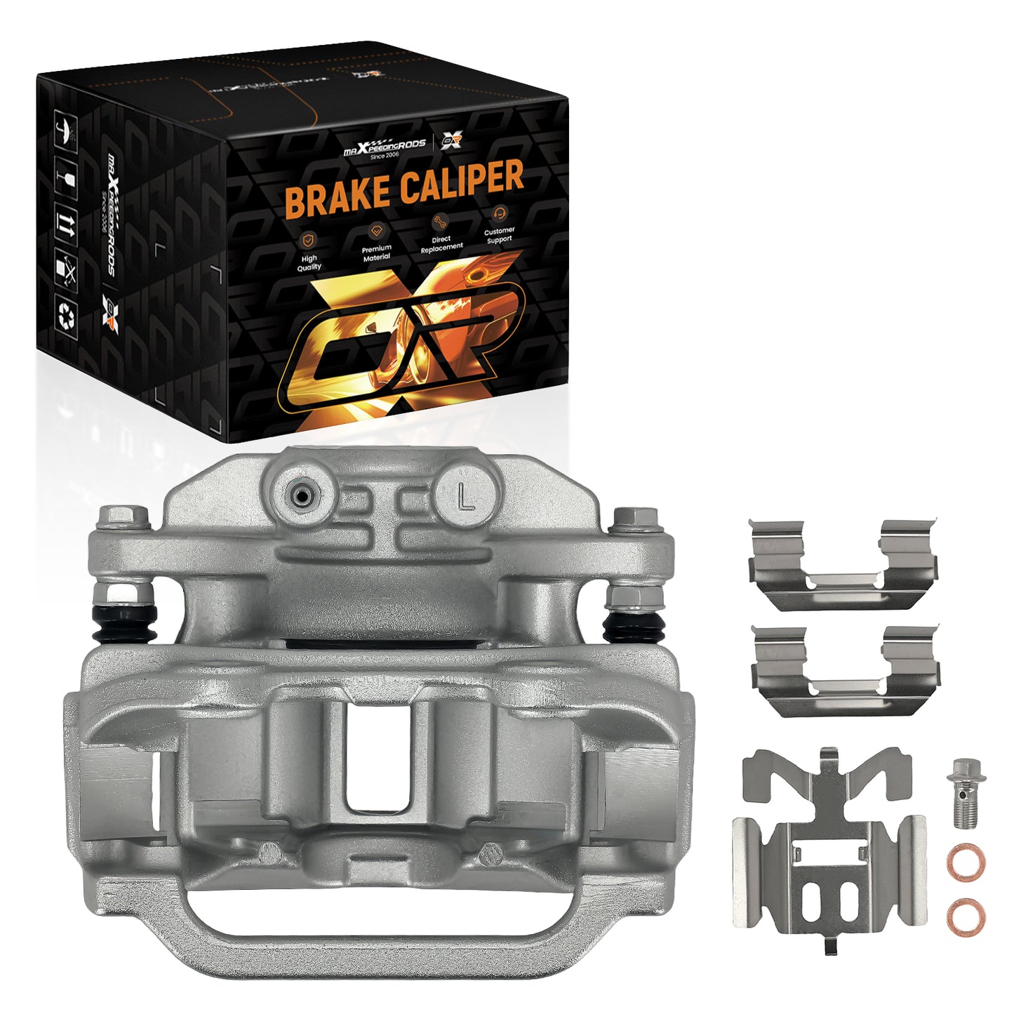 Brake Caliper w/ Bracket Rear Left compatible For Cadillac DeVille 2000-02 18P4726 18P4726