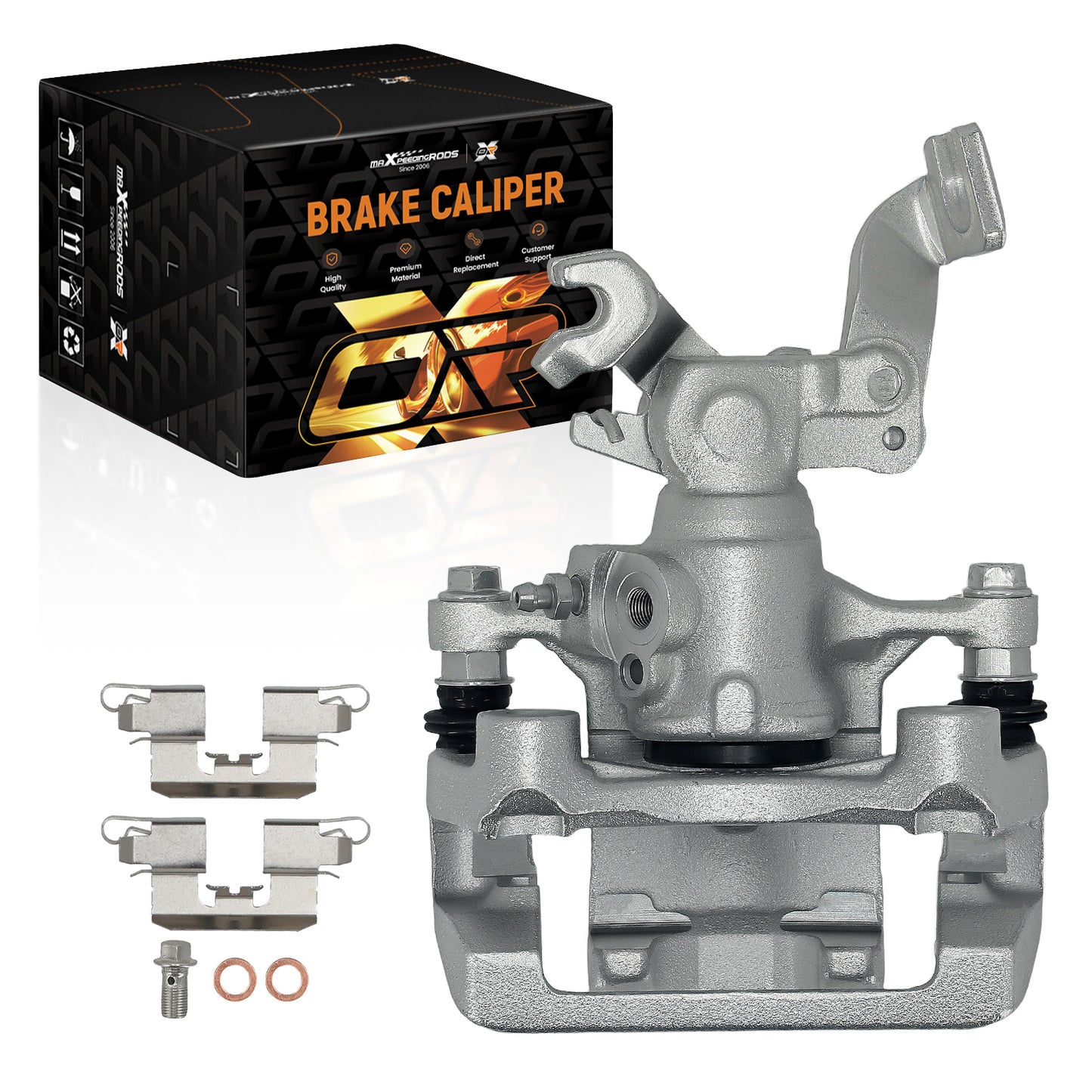 Rear Left Brake Caliper compatible For Ford Fusion 2006-2012/Compatible For Lincoln MKZ 2007-2012 18B5002