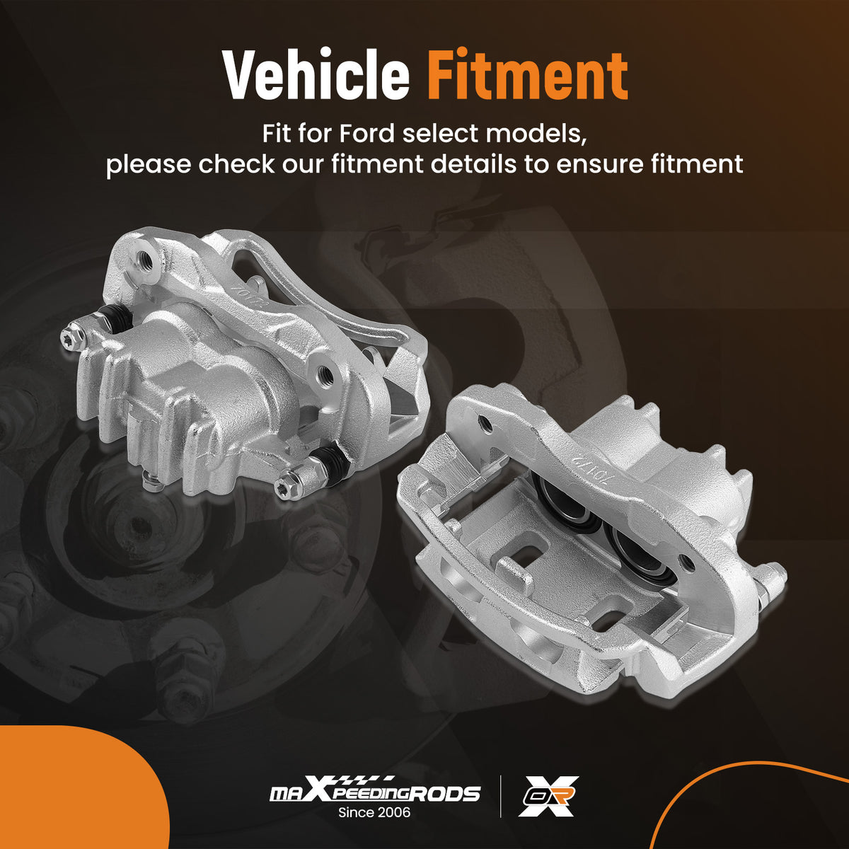 Rear Left Right Caliper compatible For Ford Excursion 2000-2005 F-250 F-350 00-04 18-B4753