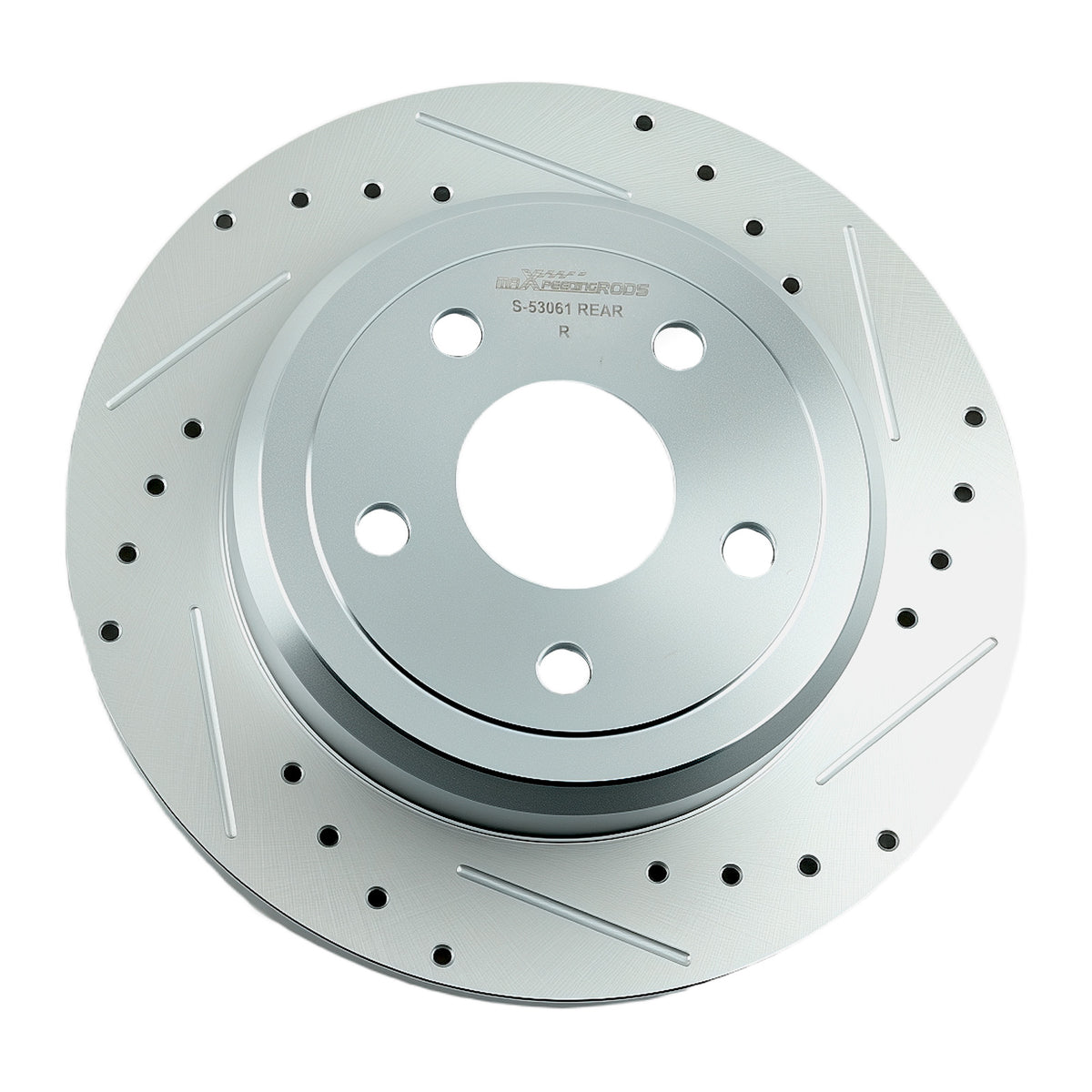 Rear SlottedDrilled Brake Rotors compatible For Jeep Grand Cherokee/Compatible For Dodge Durango 2011-20