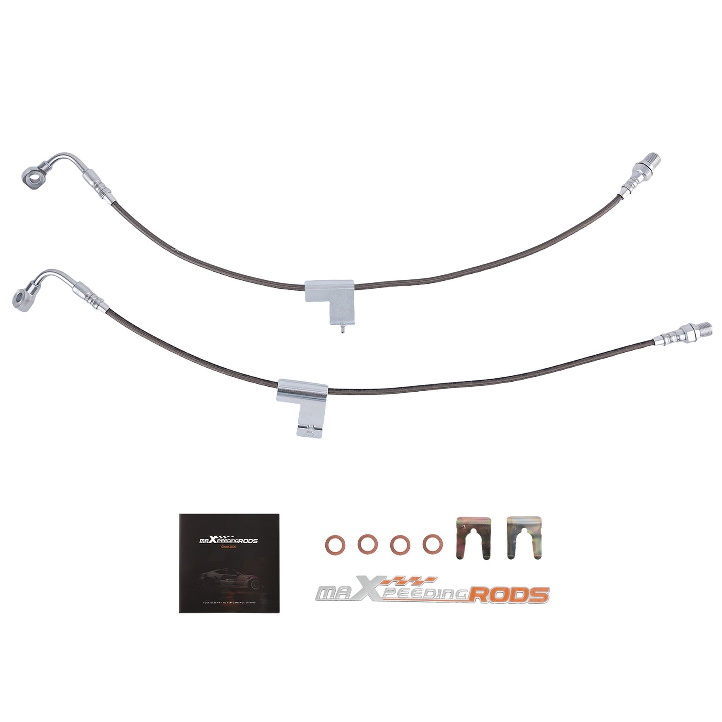 Extended Brake Lines Kit compatible For Chevy Blazer compatible For GMC Jimmy 4WD 1987-1991 4-6 Lift