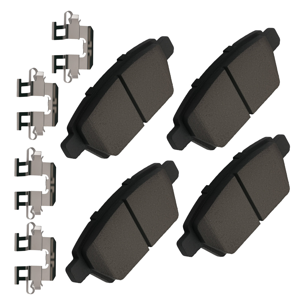 Rear Ceramic Brake Pads Set compatible For Ford Fusion 2006-2012/Compatible For Lincoln MKZ 2007-2012