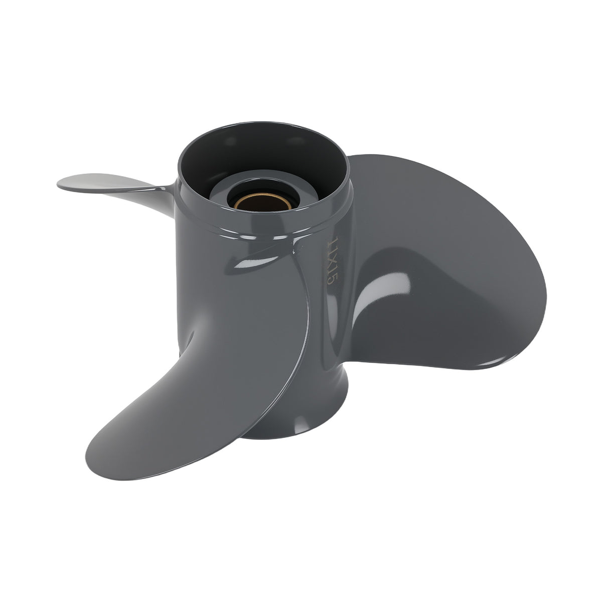 11 Aluminum Boat Propeller compatible For Honda BF35 BF40 BF45 BF50 BF60 15 Pitch 3 Blade