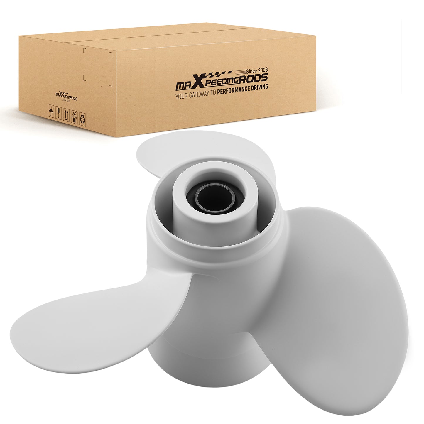 11 1/4 3 Blade Propeller compatible For Yamaha 20-30HP 664-45947-01-00 Right Hand Aluminum