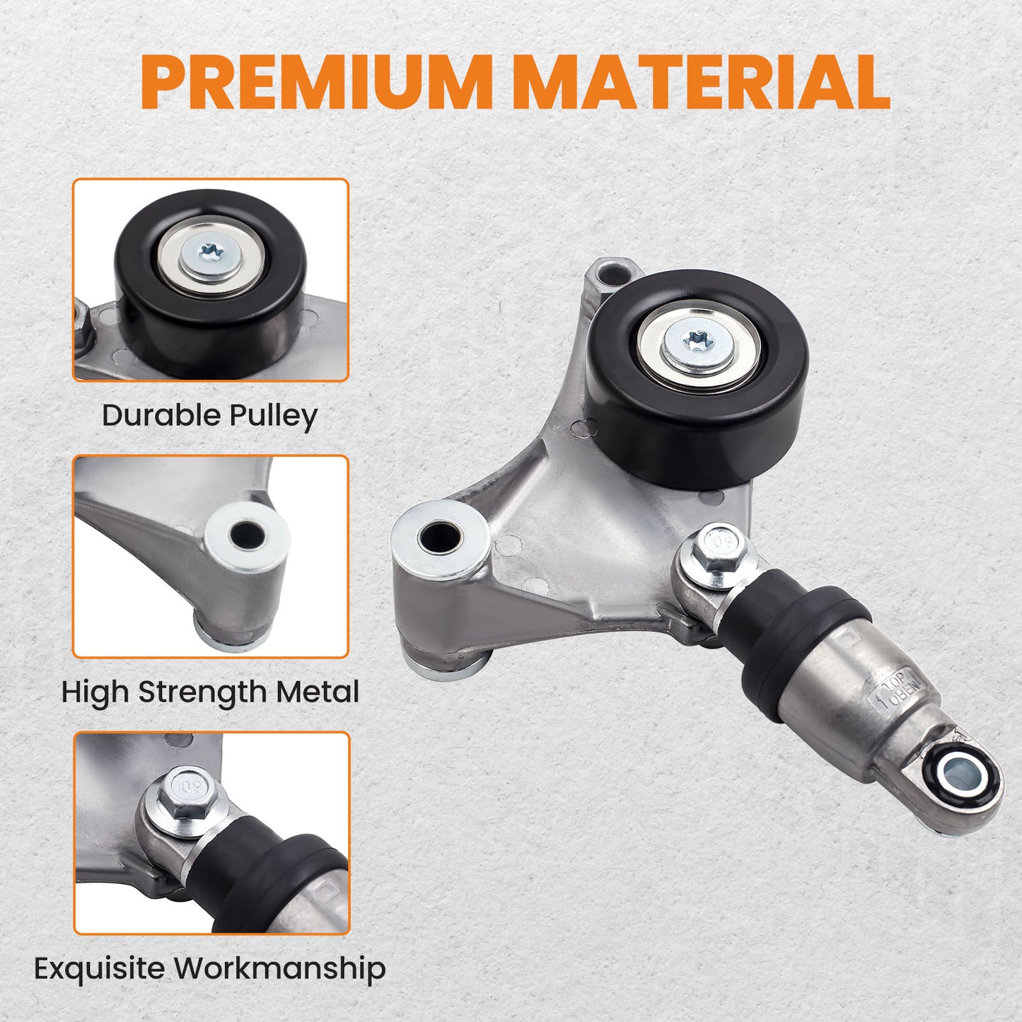 Assembly Belt Tensioner compatible for Scion xB tC compatible for Camry Highlander Rav4 Solara 1662028011