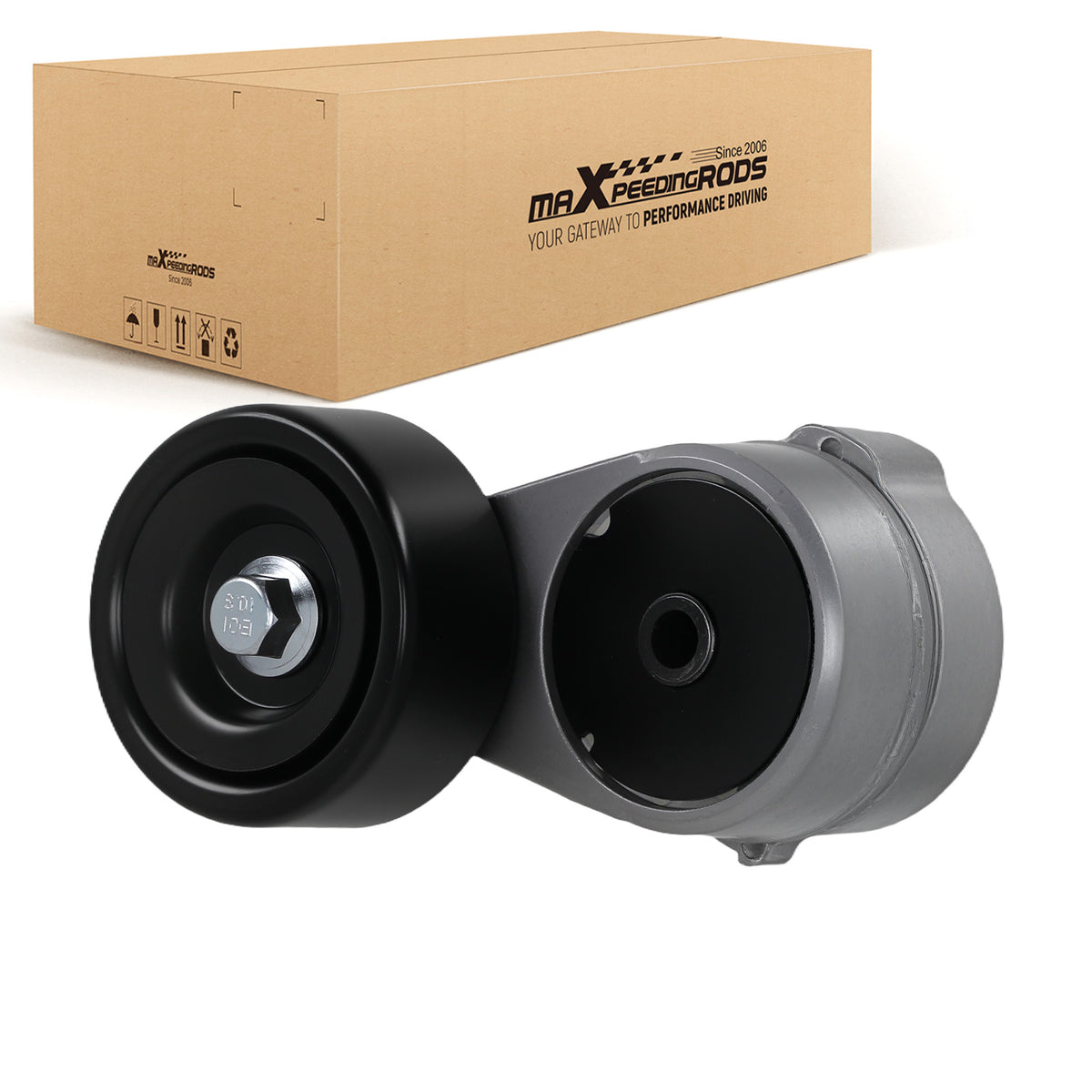 Belt Tensioner Pulley Assy compatible For Hyundai Accent compatible For Kia Soul Forte5 1.6L 252812B000