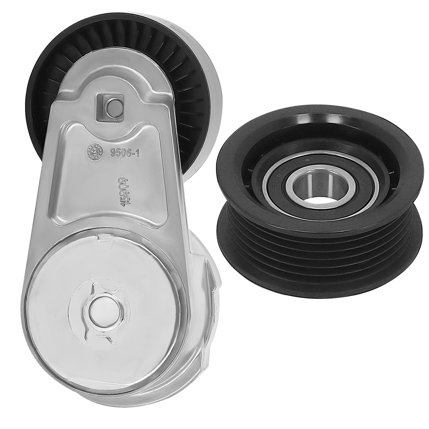 Engine Belt Tensioner and Belt Pulley compatible For Chrysler TownCountry Caravan 39282