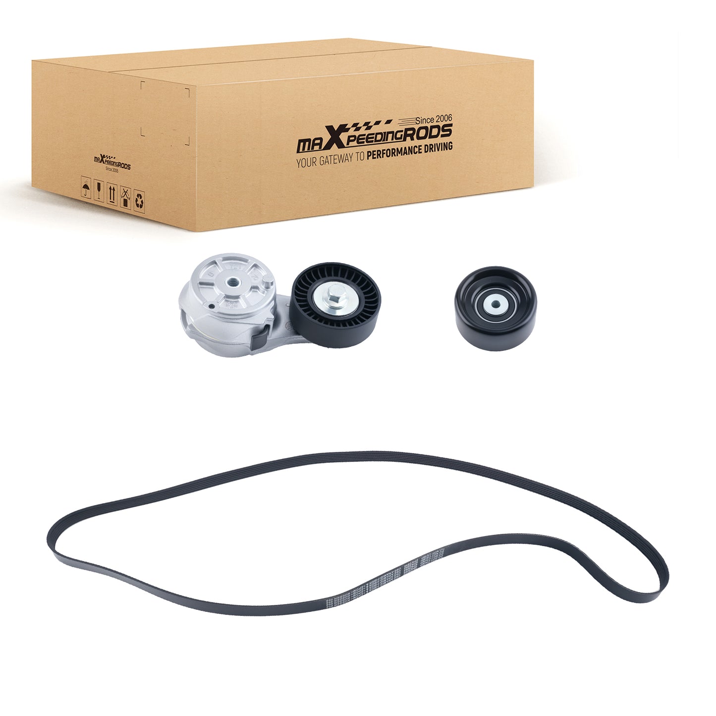 Serpentine Belt Drive Component Kit compatible For Dodge Grand Caravan 2001-2007 4792581AB