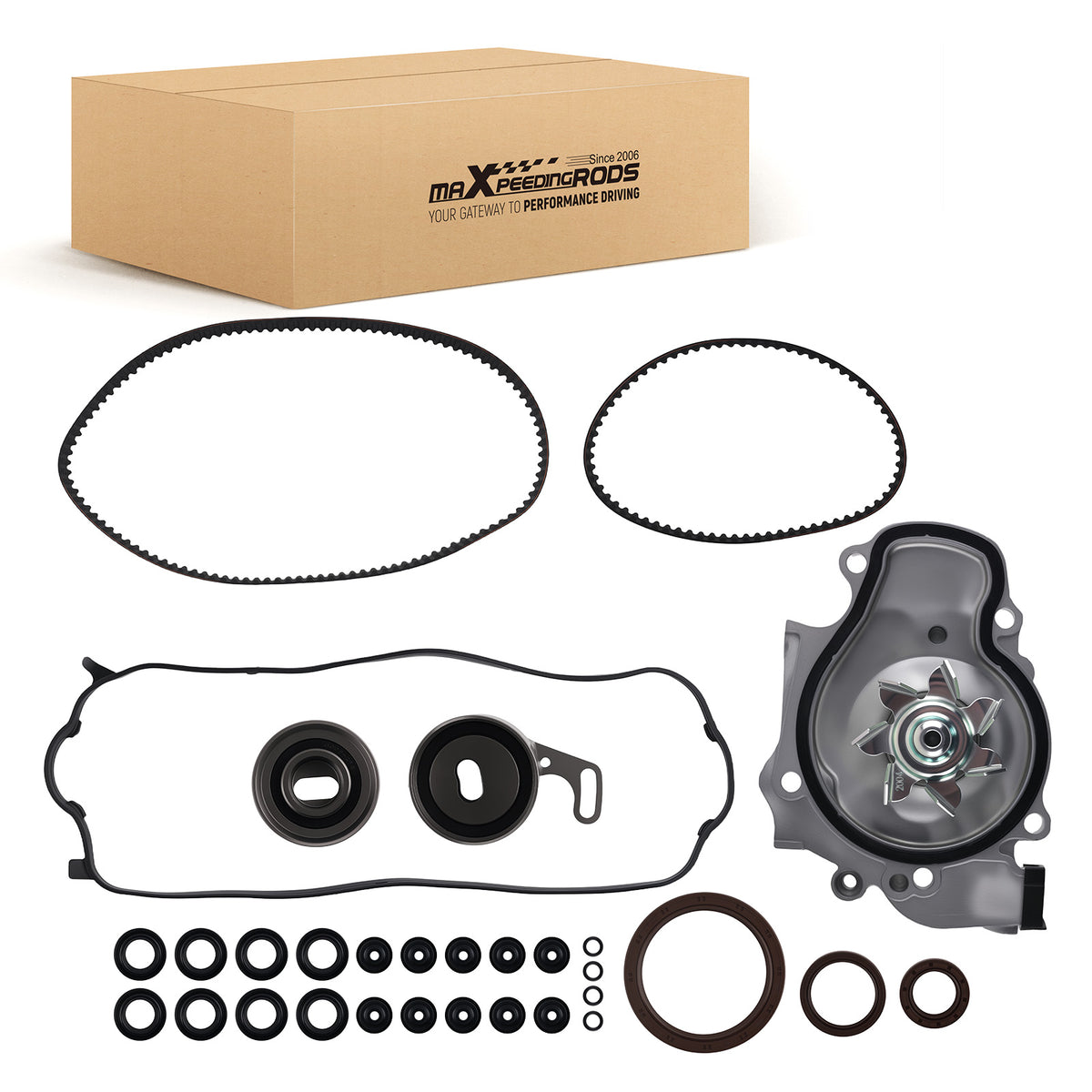 Timing Belt Kit Water Pump For 94-02 compatible For HONDA ACCORD For EX LX DX VP 2.2 2.3L