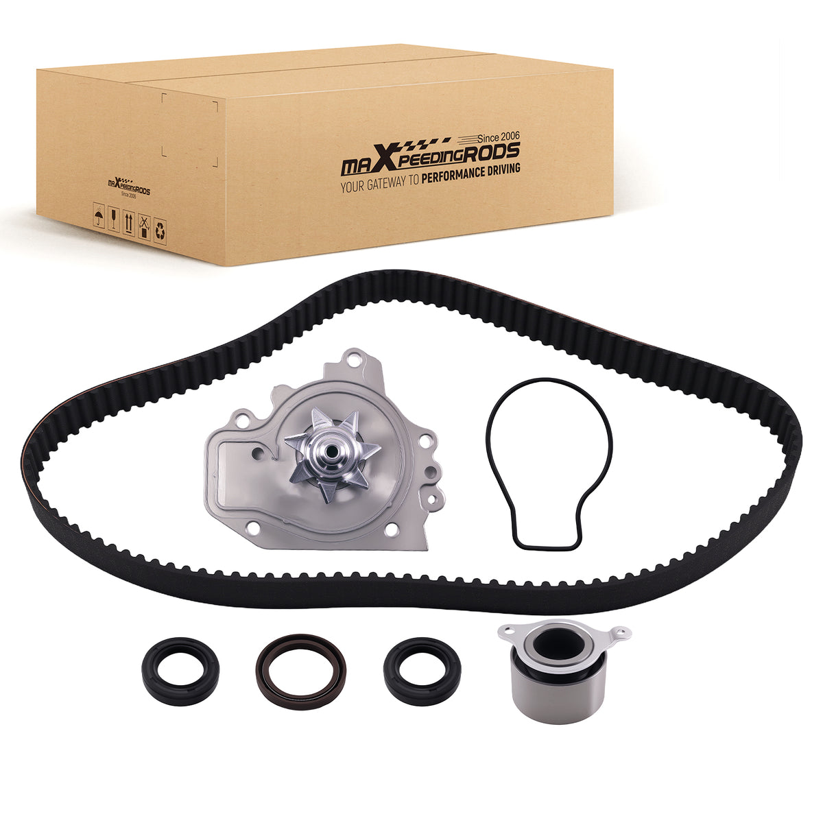 Belt Tensioner Component Kit compatible For Acura Integra compatible For Honda CR-V 1996-2001 18-600