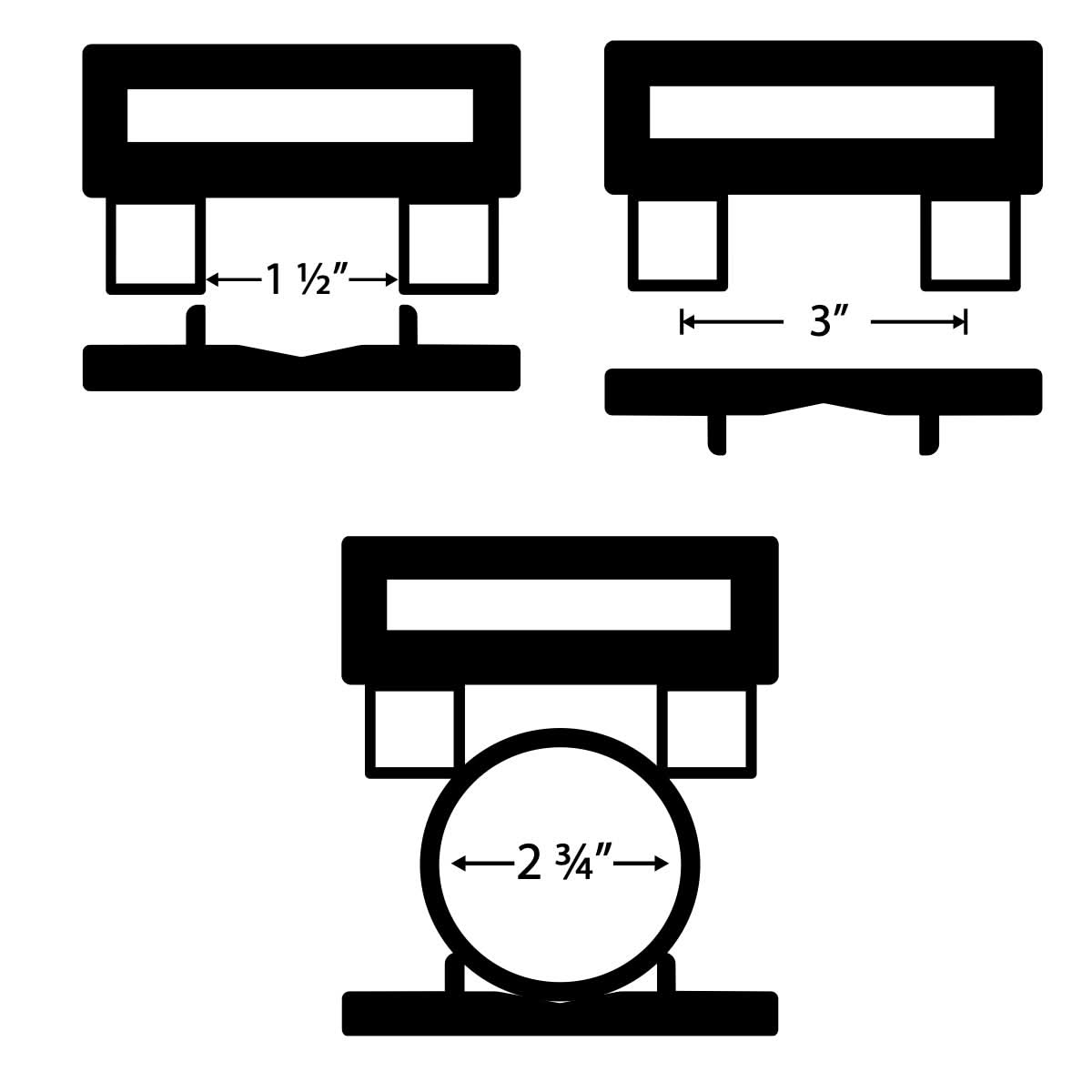 BucketHaul Snap-Lok Rotating Mount for Tubing and ROPS