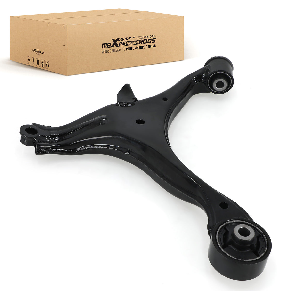 Passenger Side Front Lower Control Arm For 2001-2005 compatible For Honda Civic 1.3L 1.7L