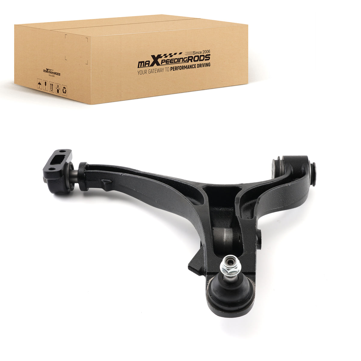 1x Front Left Lower Control Arm w/ Ball Joint Kit compatible For Jeep Commander 2006 - 2010