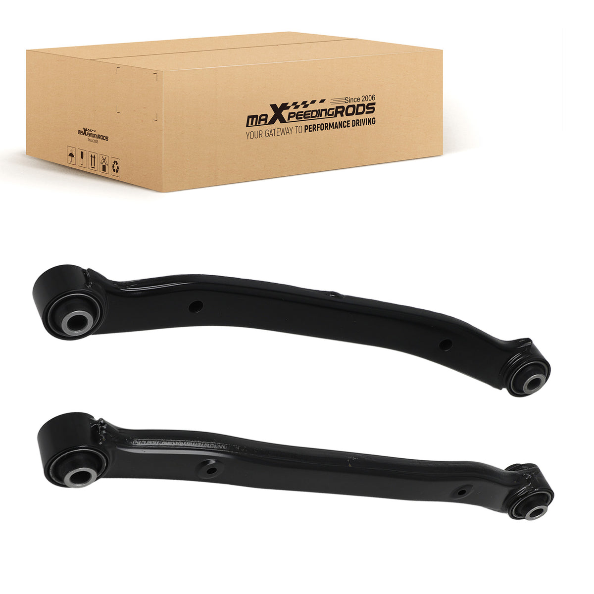 2pc Rear Upper Rearward Control Arm For Elantra 2007-2012 compatible For Kia Optima 2006-2010