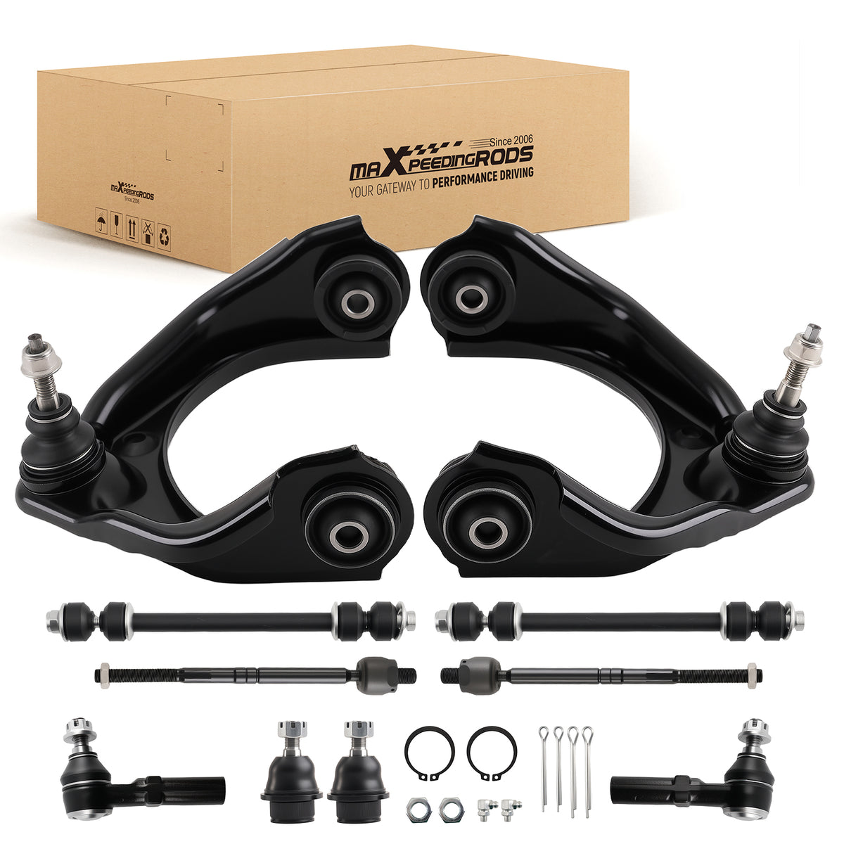 10x Front Upper Control Arm Lower Ball Joint Sway Bar compatible For Ford Explorer 06-2010