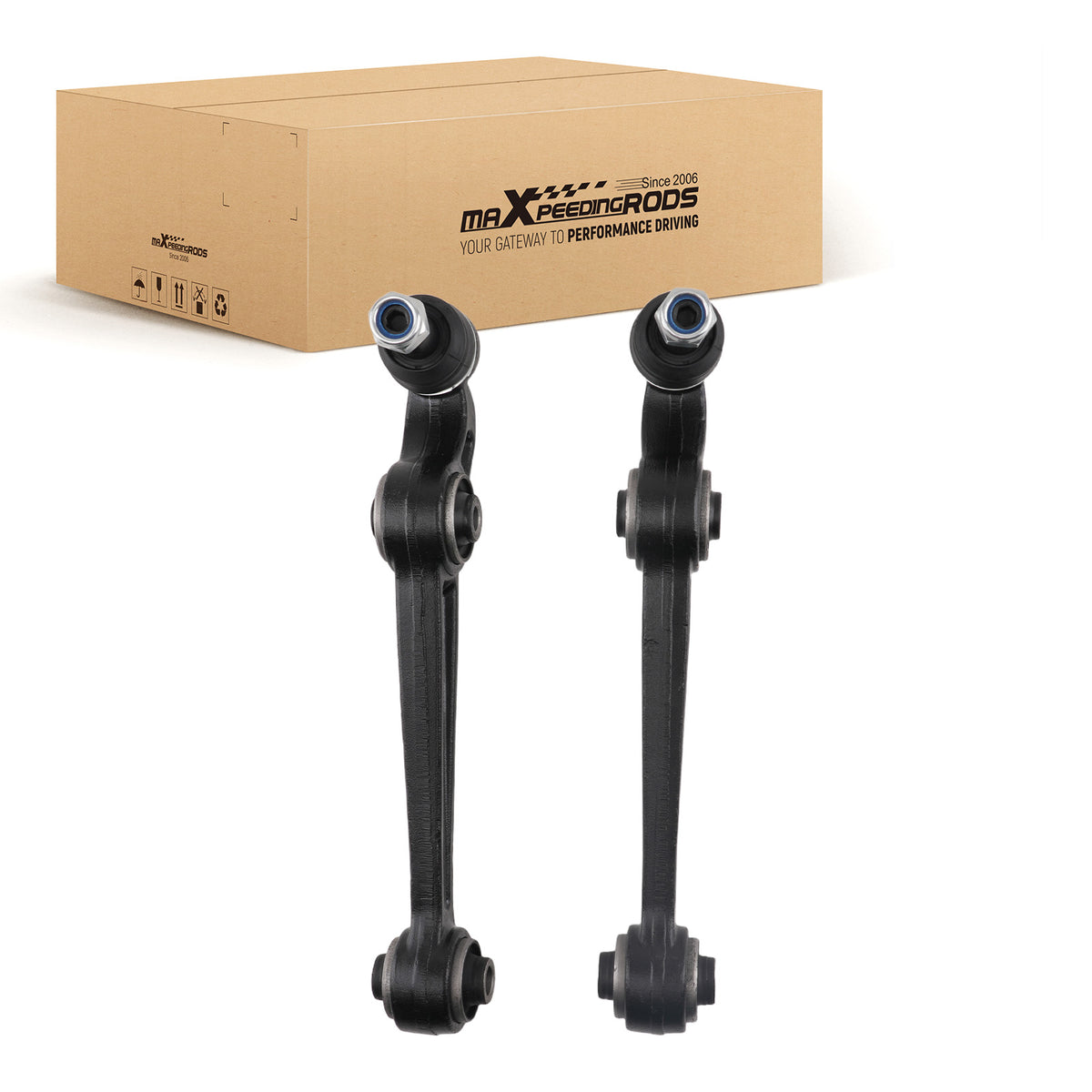 2x Lower Front Control Arm compatible For Ford Fusion compatible For Lincoln MKZ 2006-2007 Mazda6 03-08