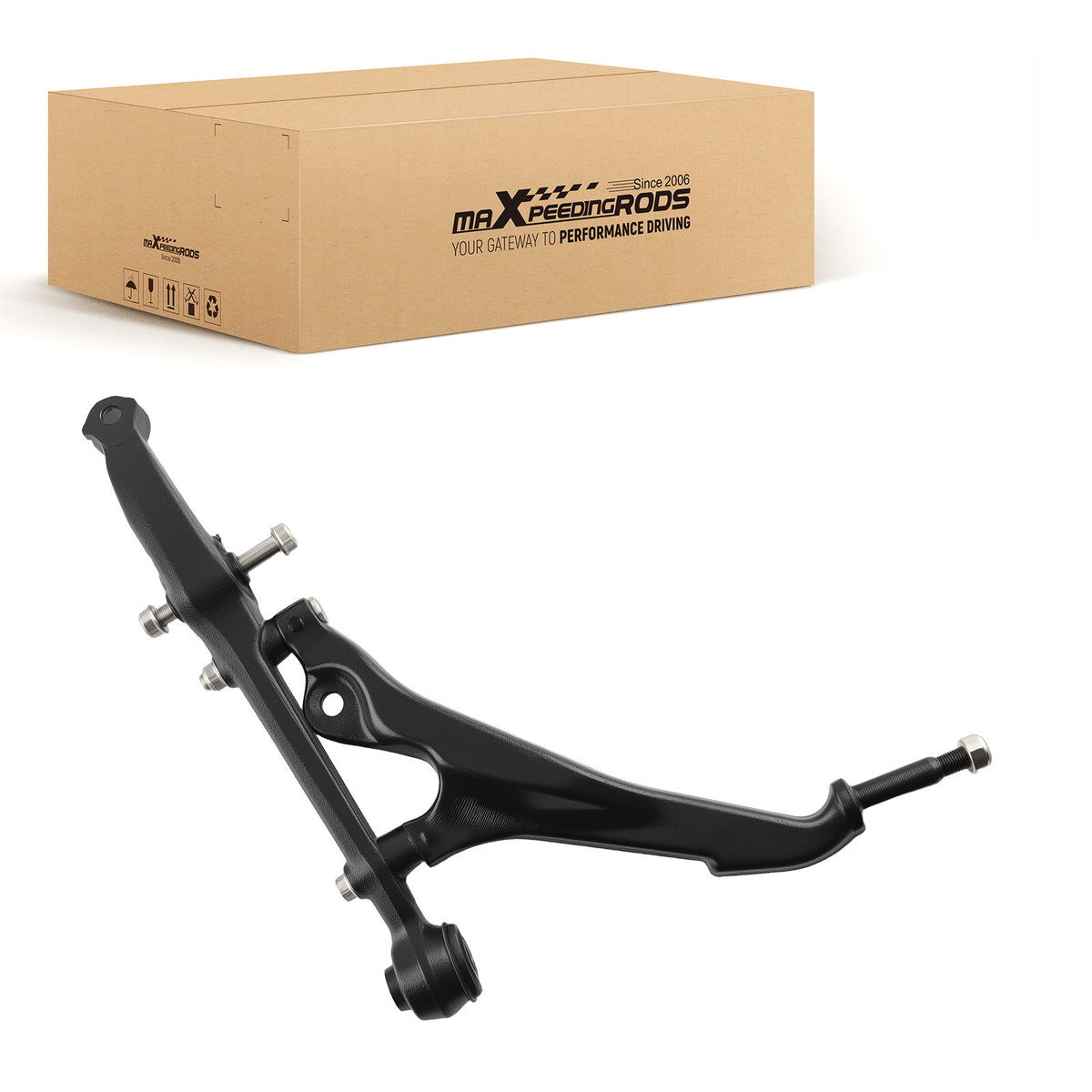 Front Lower Left Control Arm Assembly For 1994 - 2001 compatible For Acura Integra compatible For Honda Civic