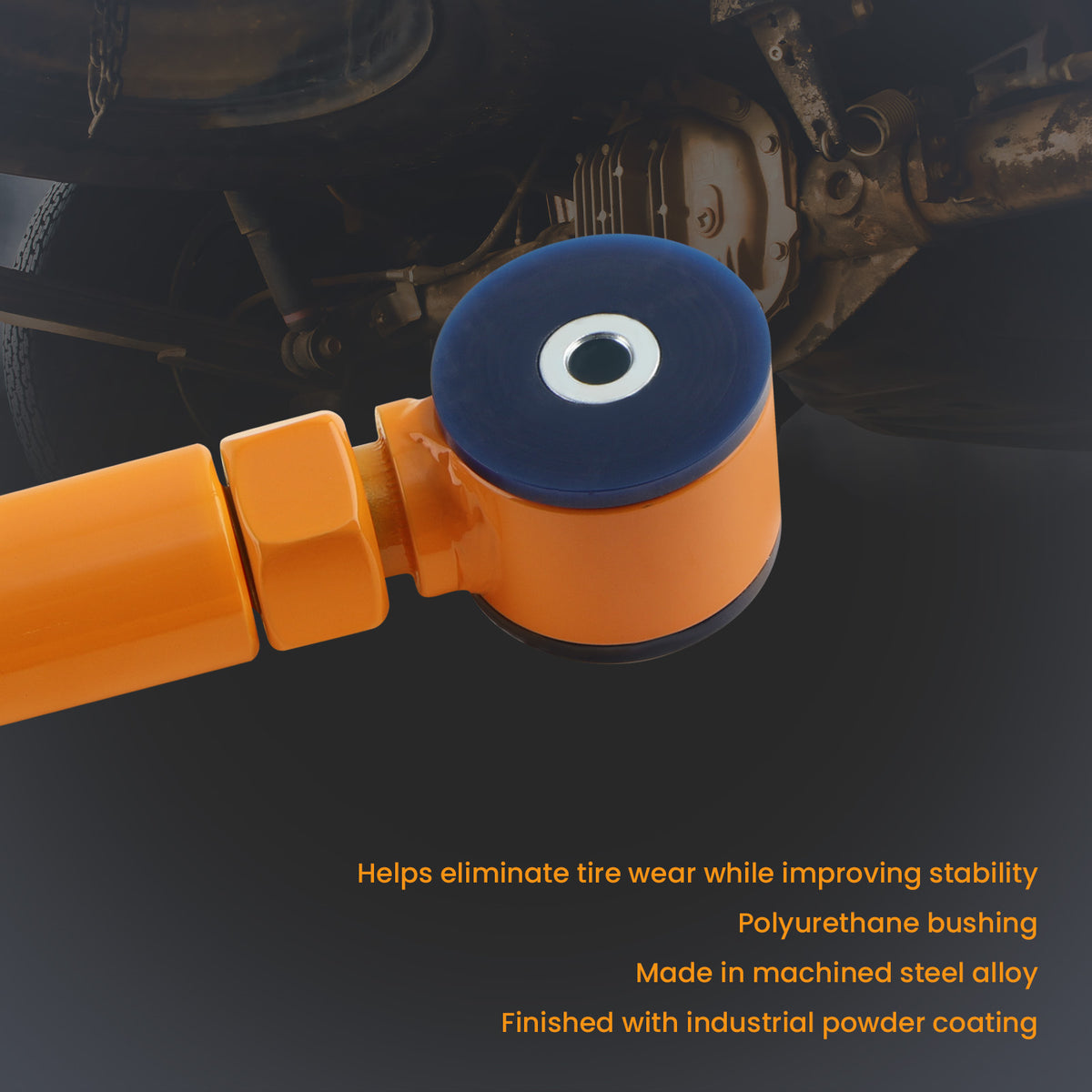Front Upper Adjustable Control Arm Set 0-8 Lift compatible For Jeep Wrangler TJ 1997