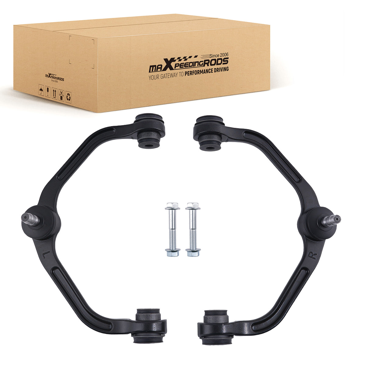 2x Front Left Right Upper Control Arm + Ball Joint compatible For ForD RANGER 1998-2011 2WD