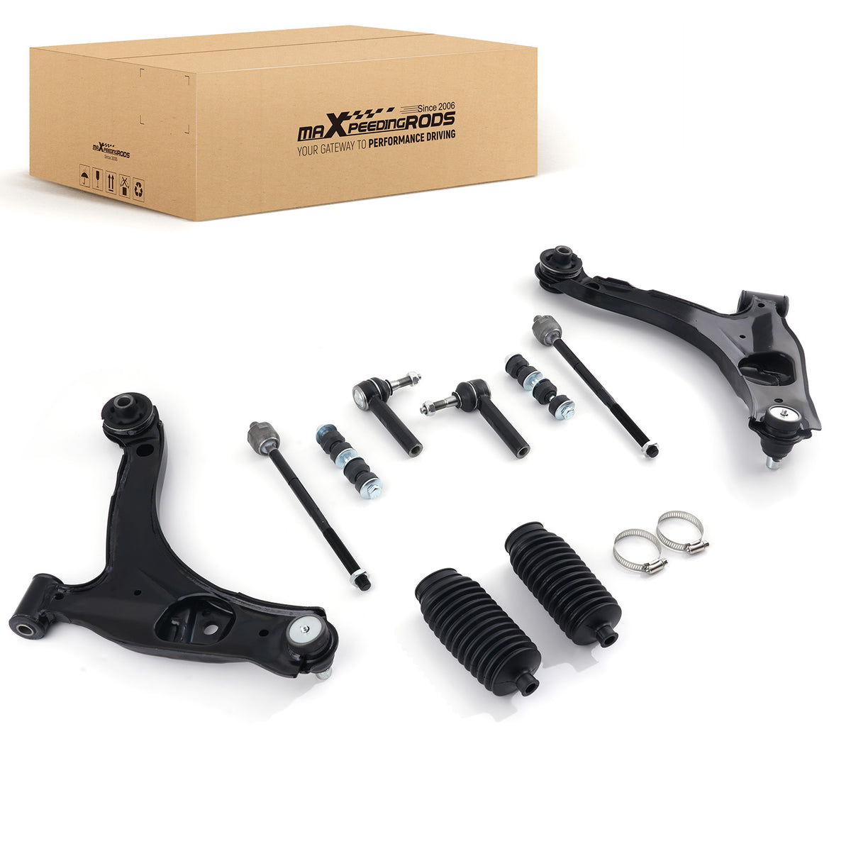 Front Lower Control Arm Tie Rod Sway Bar Set compatible For Dodge Neon compatible For Chrysler PT Cruiser