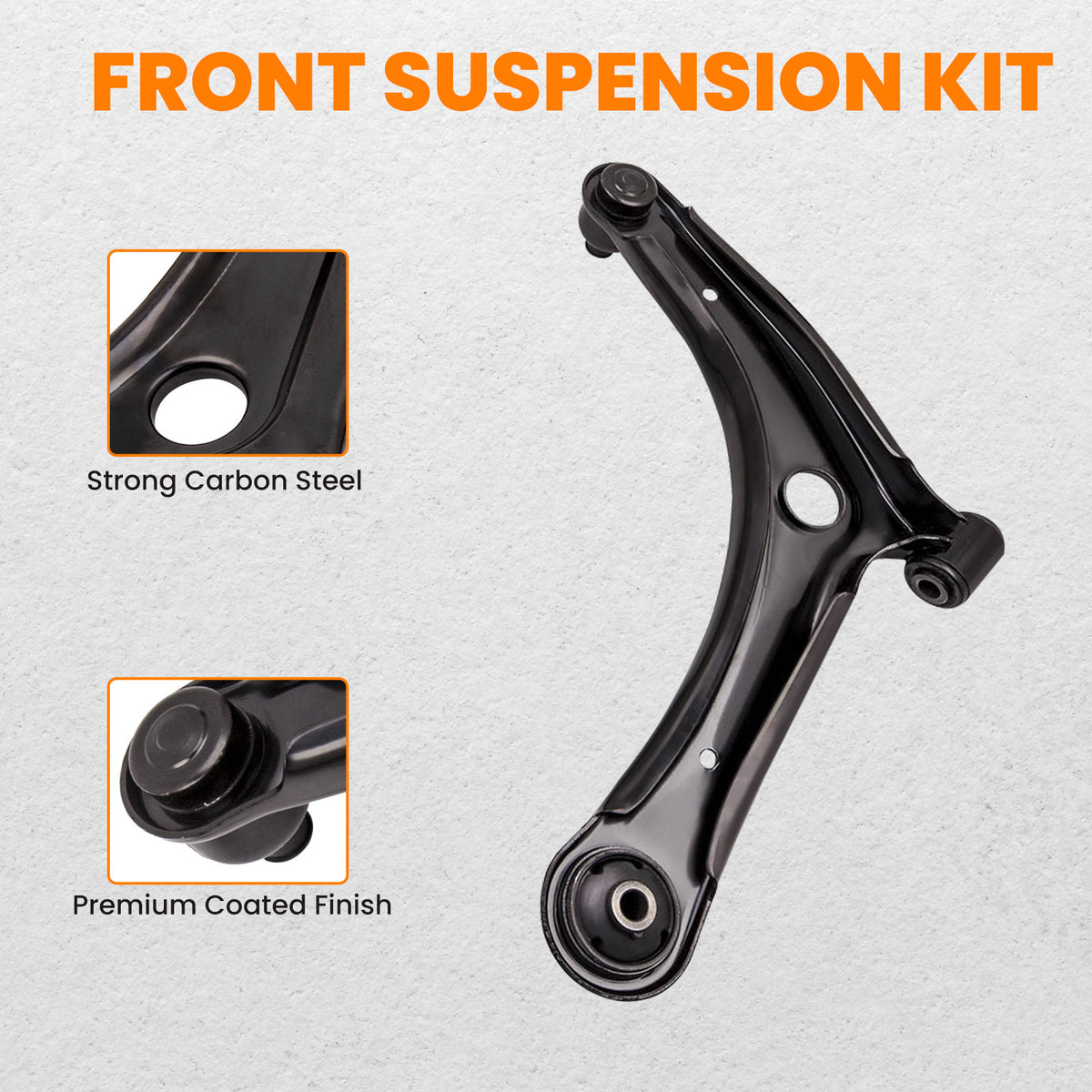 10x Front Lower Control Arm Sway Bar Tie Rod For 2007-2017 compatible For Jeep Compass Patriot