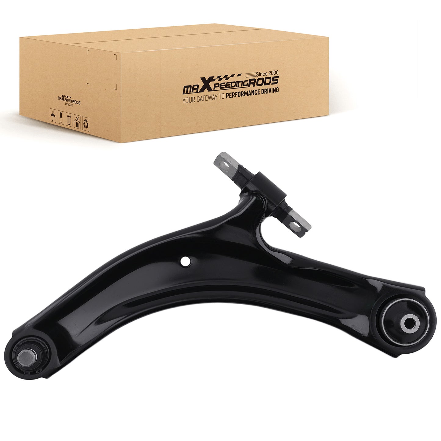 Front Left Lower Control Arm w/ Ball Joint For 2008-2013 compatible For Nissan Rogue Select