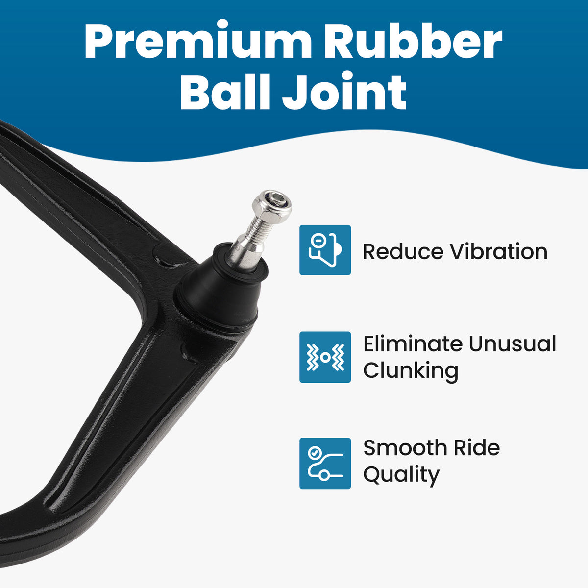 Front Upper Control Arms Lower Ball Joint For 2011-2019 compatible For Silverado Sierra 2500 HD