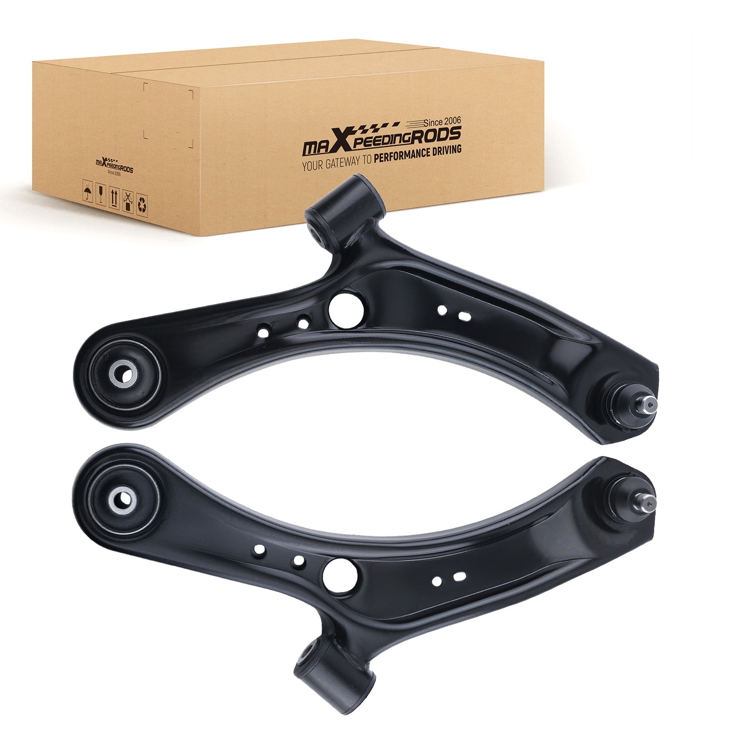 Front LeftRight Lower Control Arms w/Ball Joints For 2007 - 2013 compatible For Suzuki SX4