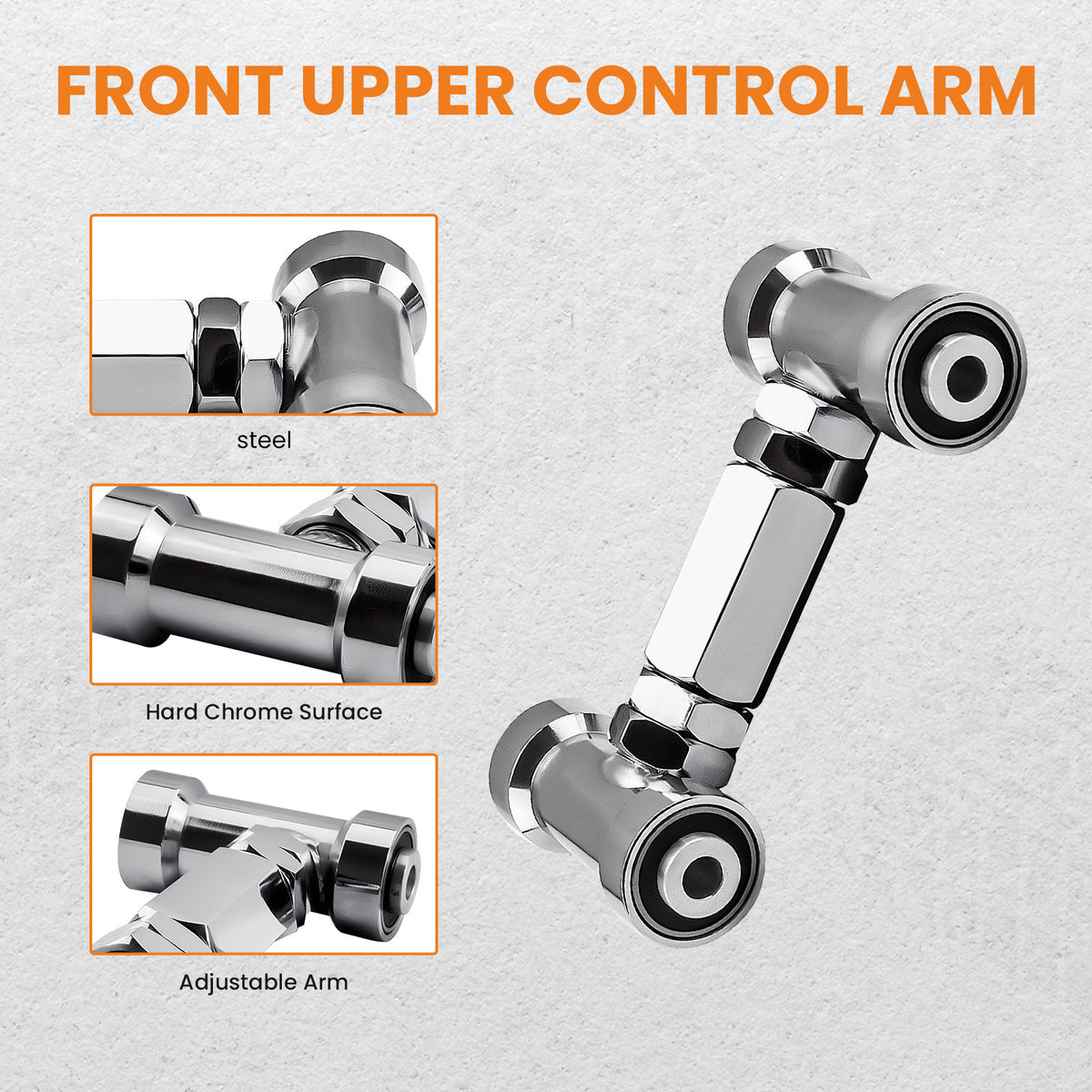 Compatible For Nissan R32 GTS GTR Z32 300ZX 1989-1994 Adjustable Front Upper Camber Arm