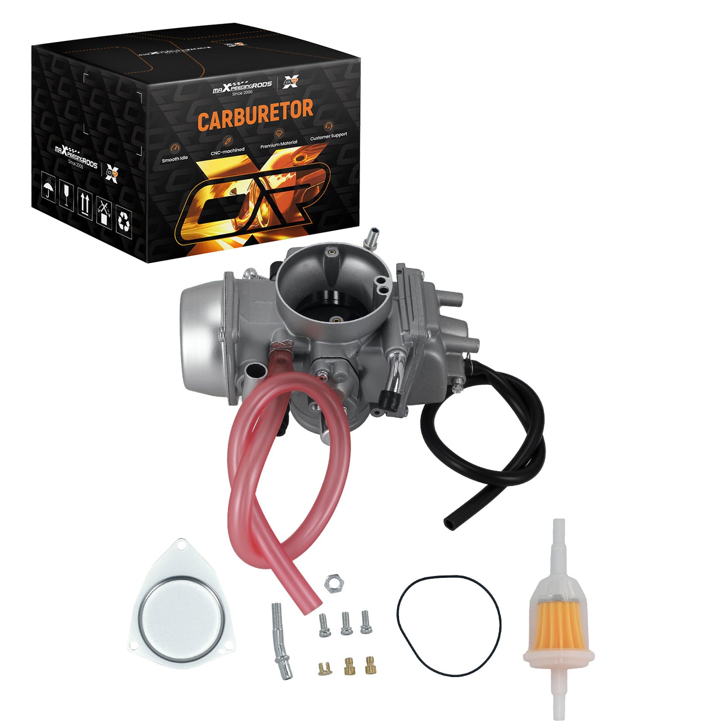 5UG149010000 Carburetor compatible For Yamaha Rhino 660 YXR660 2004-2007 BSR 42mm MK-BSR42