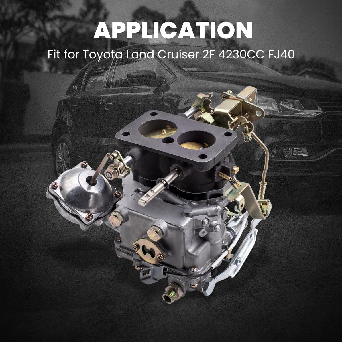 Compatible For Toyota LAND CRUISER 2F 4230cc FJ40 1969-1987 201055772420 APLUS Carburetor