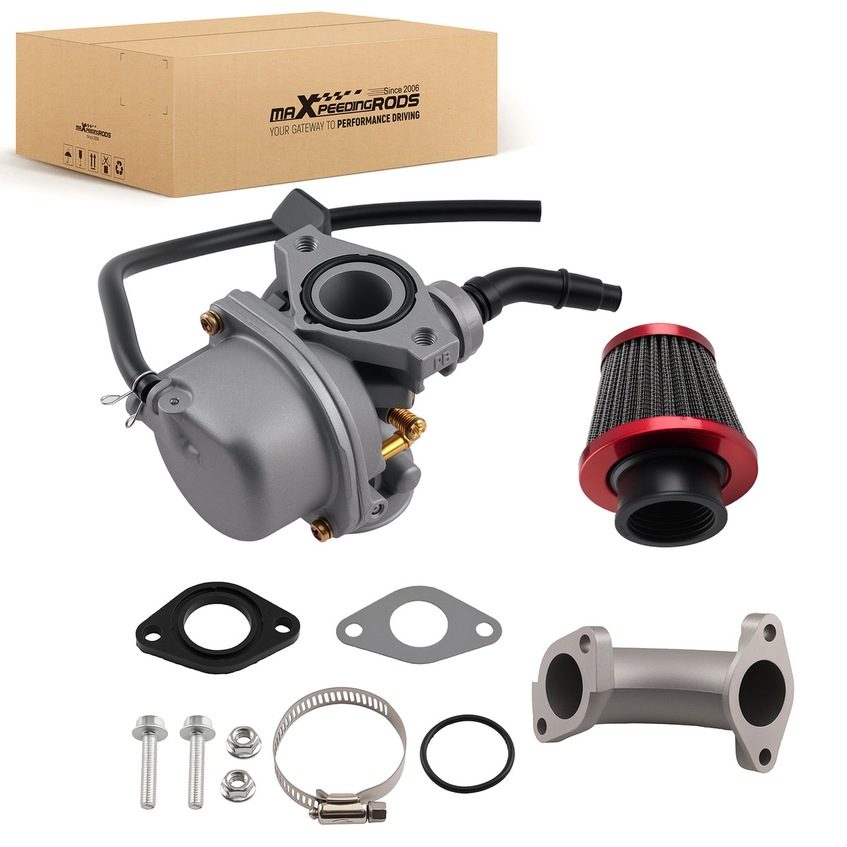 PZ22 22mm Carb Carburetor for 110cc 125cc ATV Go Kart TaoTao Sunl 4 Stroke