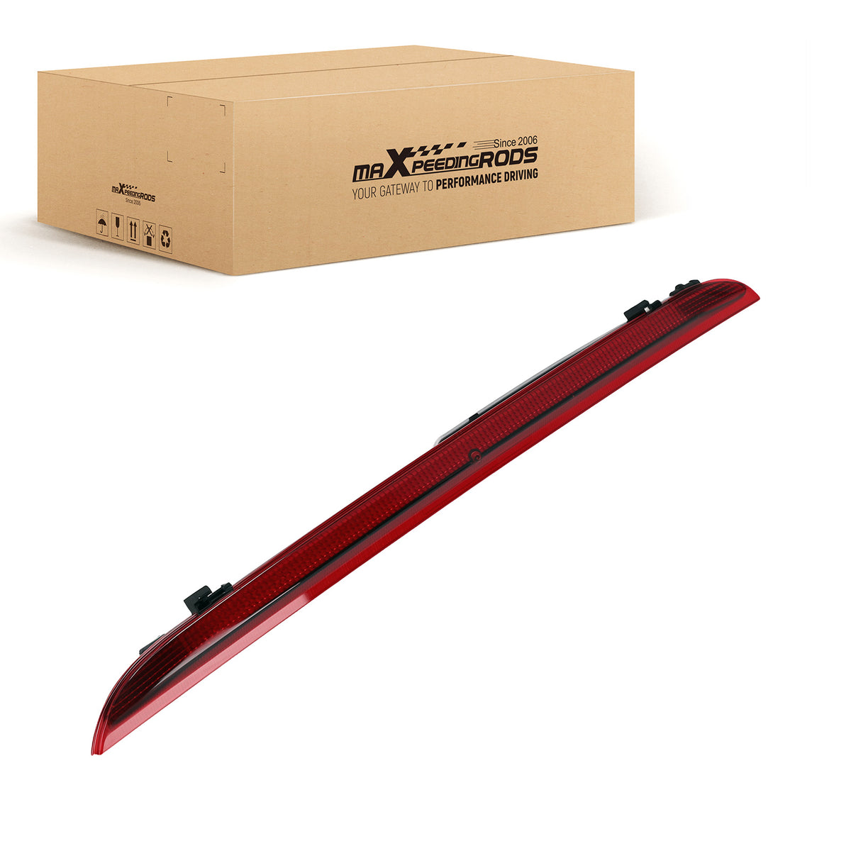 Center Third Brake Lamp Stop Light compatible For VW Touareg 2003-2010 7L6945097B Red LED