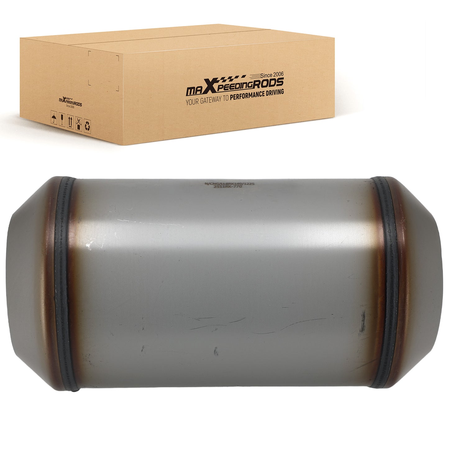 Catalytic Converter Universal For Truck 4 Inlet / Outlet Stainless Steel 810400