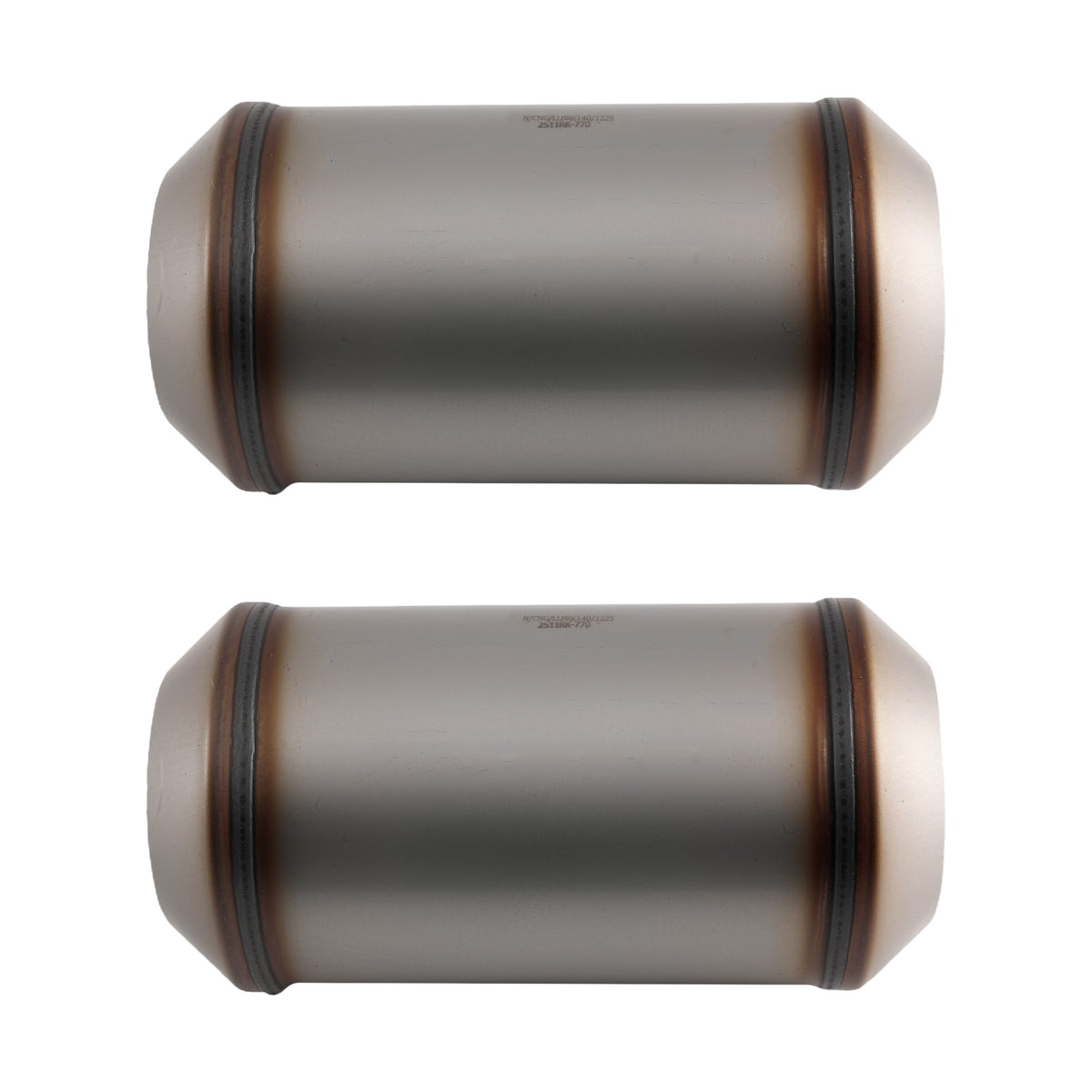2x 4 Catalytic Converter Universal For Diesel Truck Stainless Steel 810400