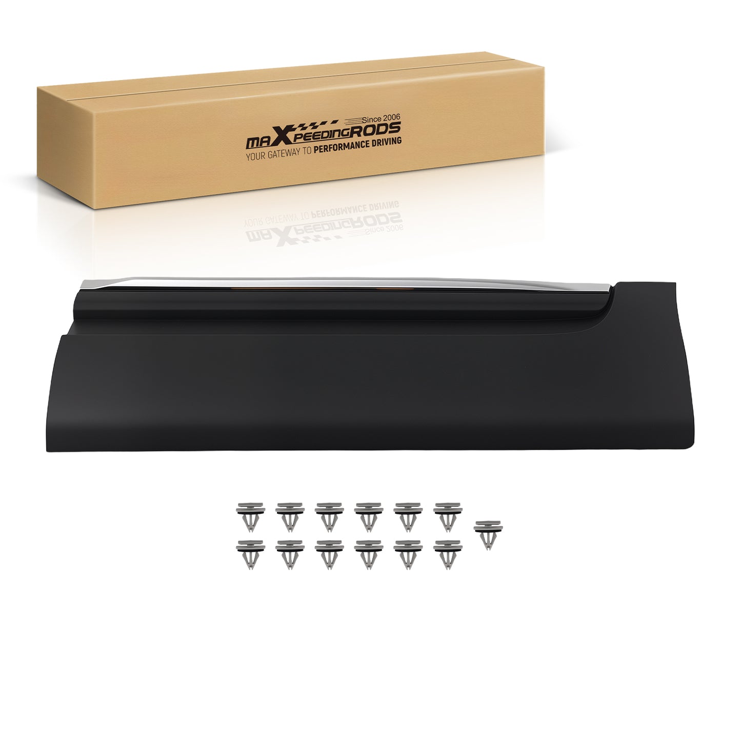 Door Molding Lower Rear Left compatible For Ford Explorer Sport Utility 2011-2015 Black