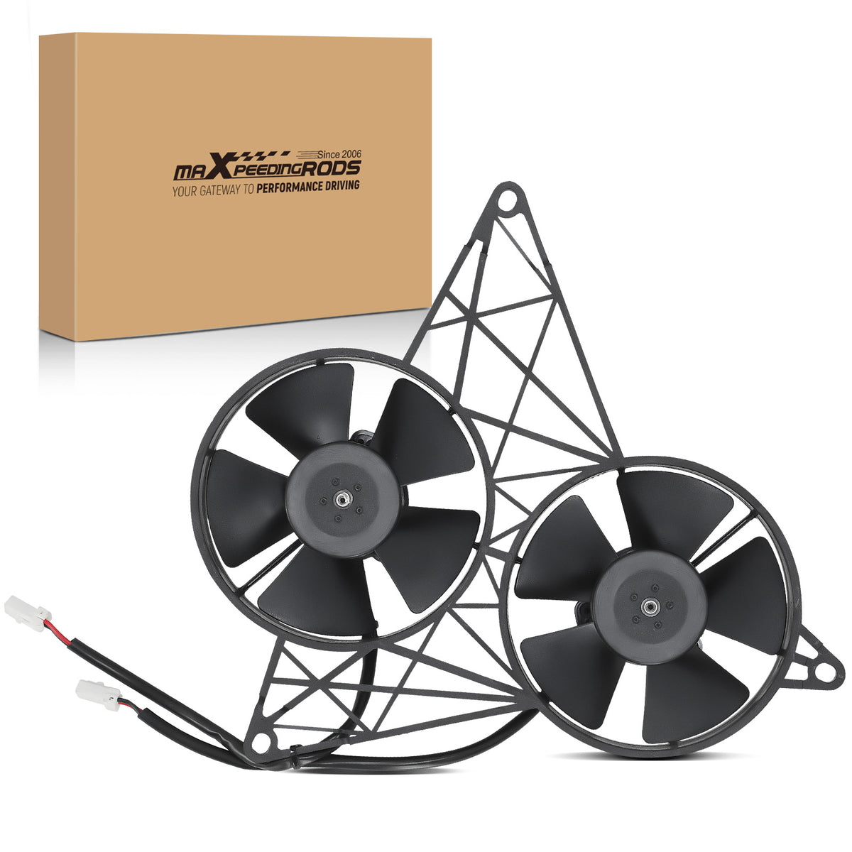 Radiator Cooling Fan w/ Bracket compatible For Harley V-ROD/VRSC/VRSCD/VRSCDX 2VA58A10146A