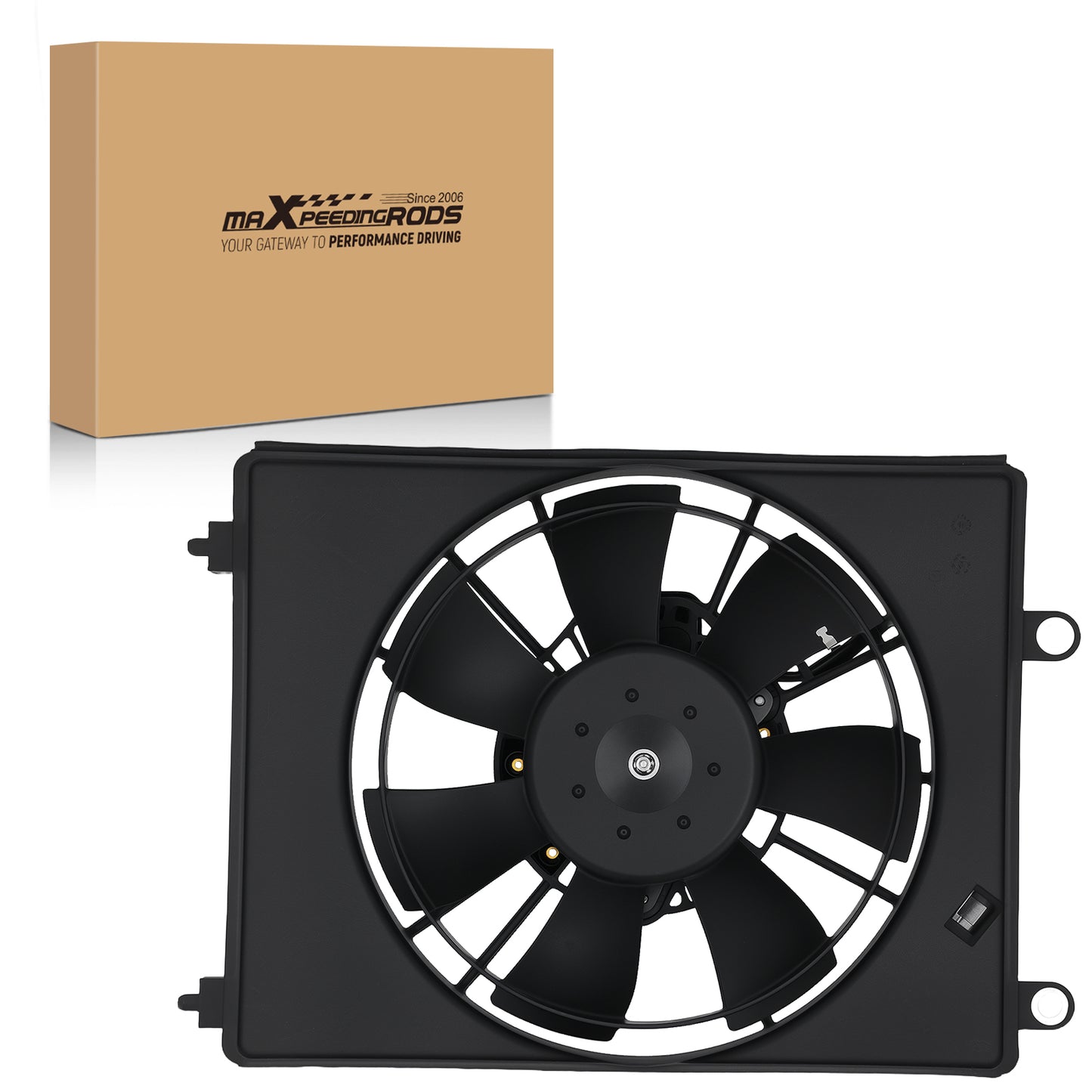 Condenser Cooling Fan Right compatible For Acura ILX 2016-2021 2.4L 38611R4HA01