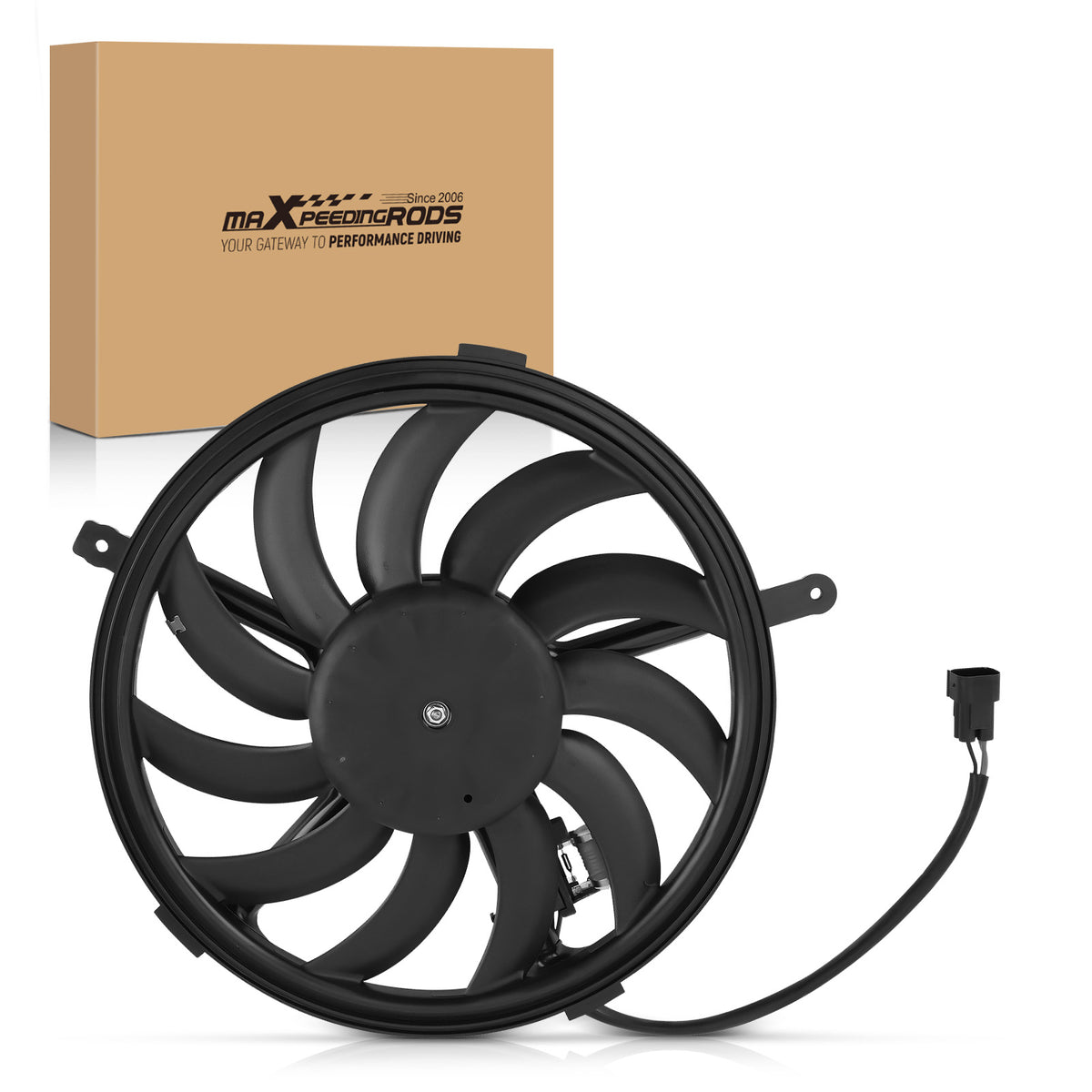 Electric Radiator Cooling Fan compatible For Mini Cooper S 2009-2011 621508 NRF47553 3 Pins