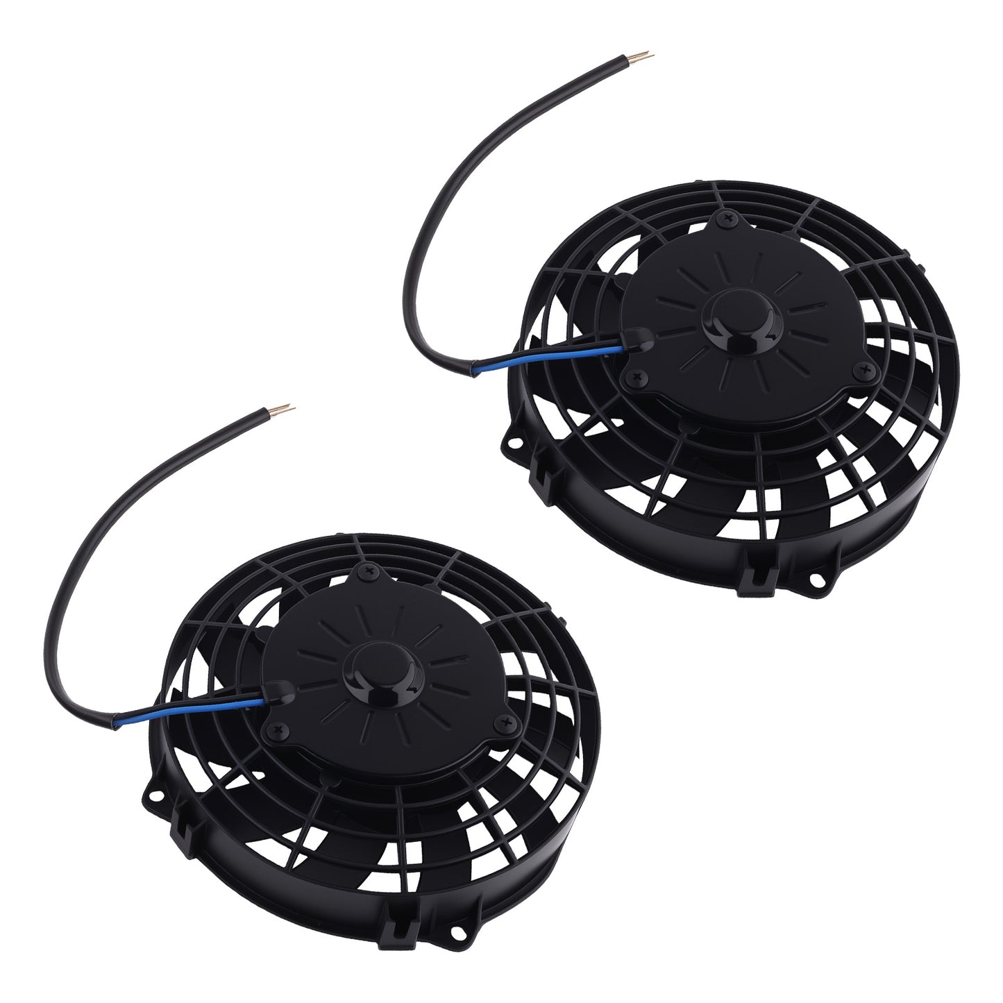 10-Blade Cooling Fan 8.27 for Universal Radiator Application 2900RPM Black