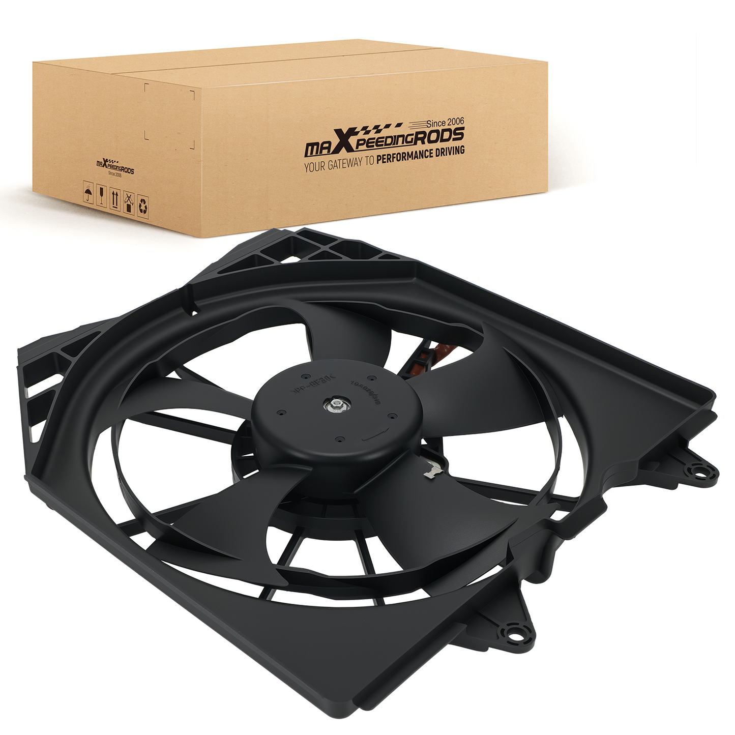 Cooling Fan Assembly compatible For Honda Accord 18-21 190156A0A01 5Blade Heat Resistant