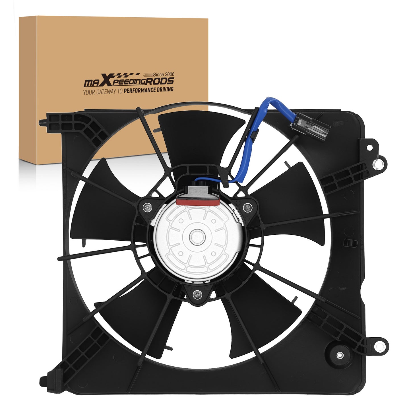 Electric Radiator Cooling Fan compatible For Honda 2009-2014 19015RB0004 240W 2 Pins