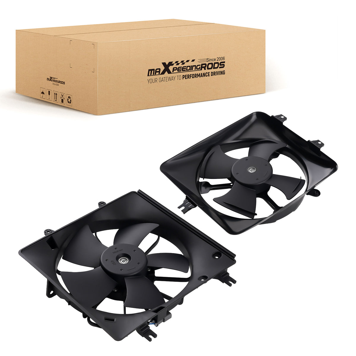 Cooling Fan Assembly compatible For Honda Accord 3.0L 03-07 14446266 38611RCAA01